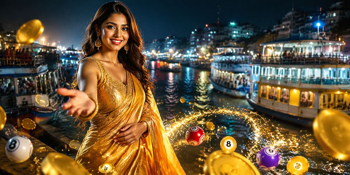 ঢাকায় লটারি গেম উপভোগ করছেন একজন ব্যবহারকারী