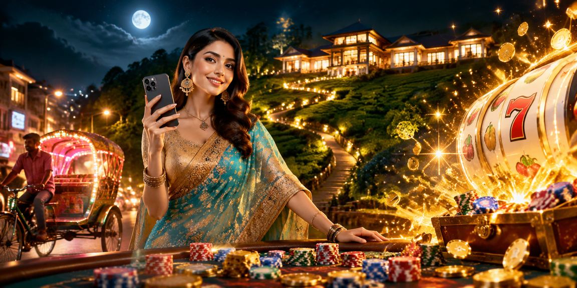 ঢাকায় স্লট গেম খেলছেন একজন বাংলাদেশি নারী