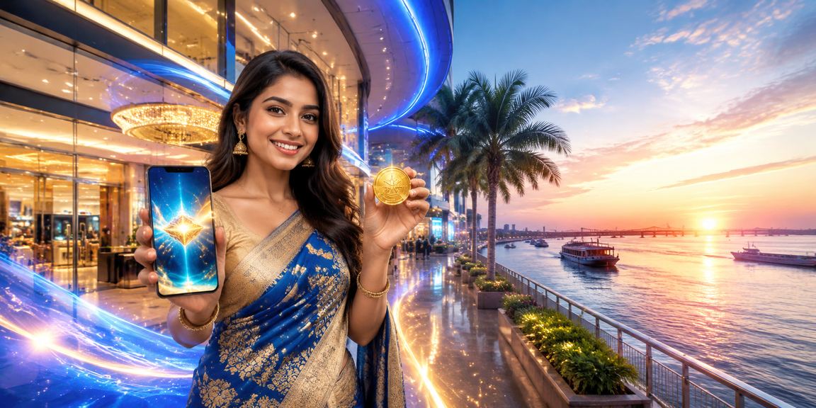 ময়মনসিংহে সমুদ্র সৈকতে মোবাইল পেমেন্ট করছেন একজন ব্যবহারকারী